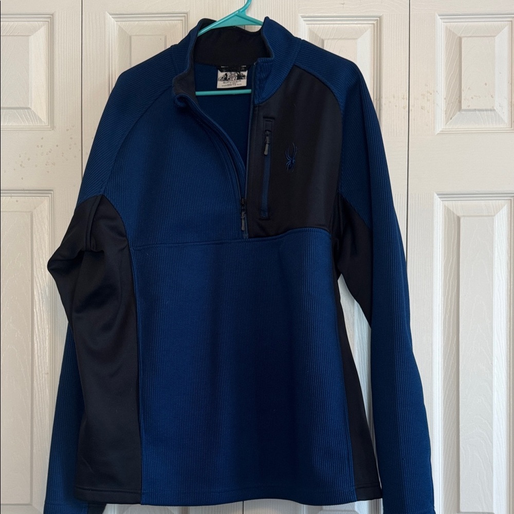 Spyder Men's Performance Jacket in Blue and Black